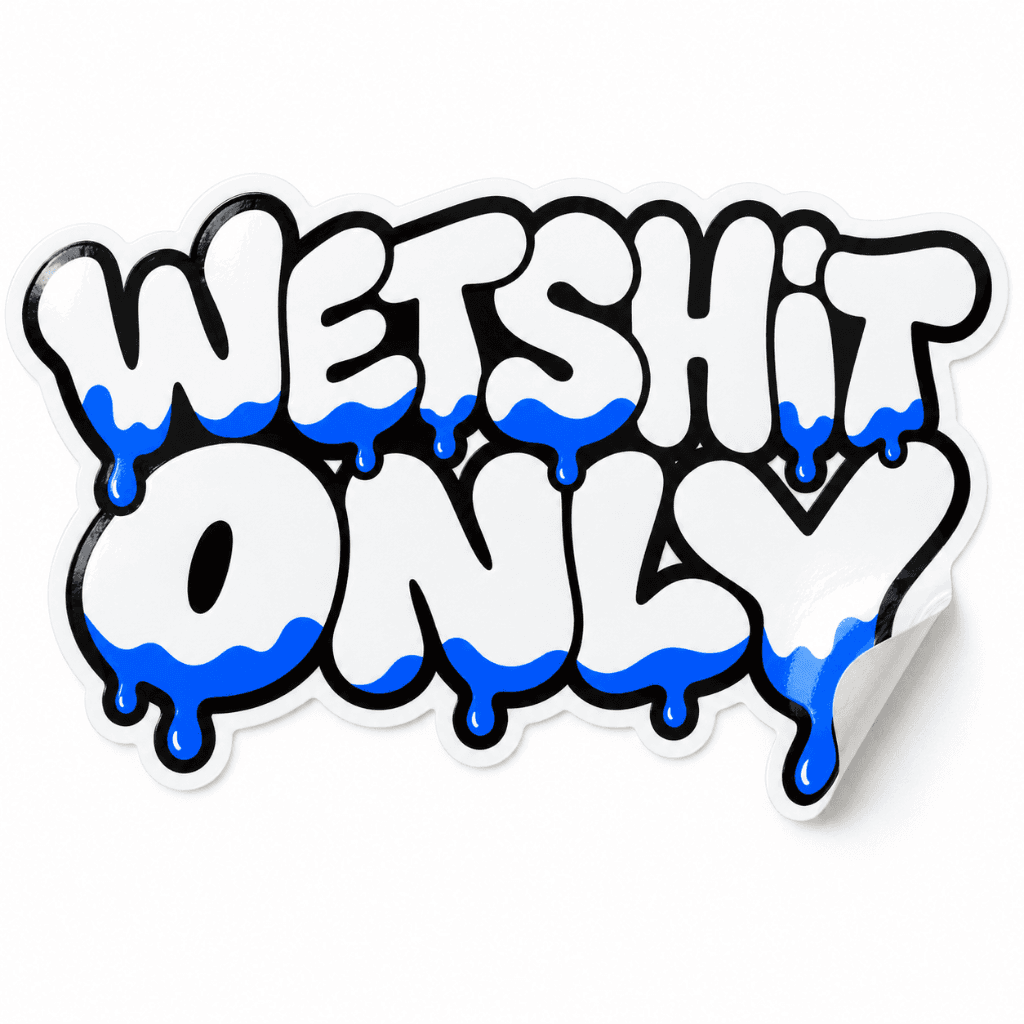 Drip Logo Sticker